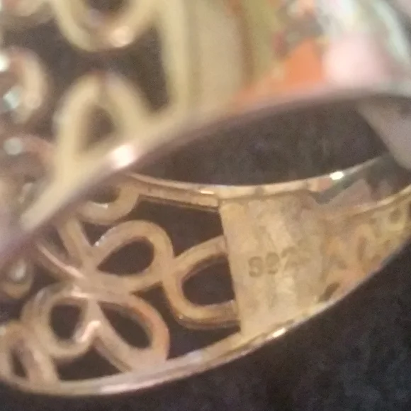 925 SS Butterfly/Floral Ring 😯 - Picture 5 of 10